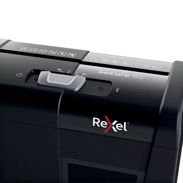 Een Papiervernietiger Rexel Secure S5 stroken 6mm koop je bij EconOffice