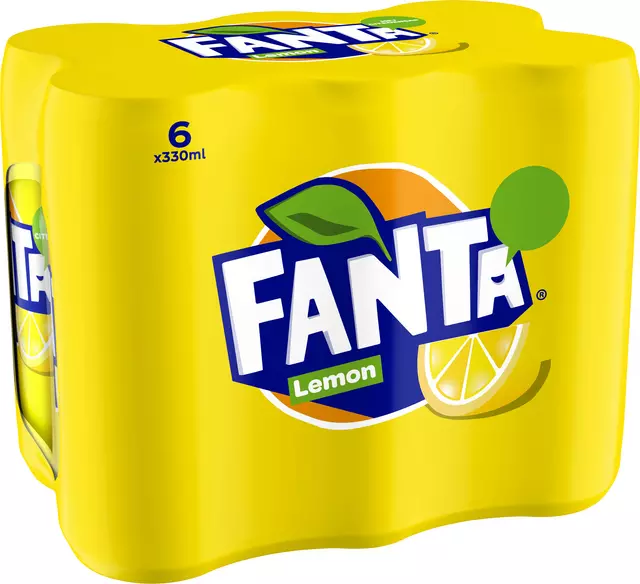 Frisdrank Fanta lemon blik 330ml