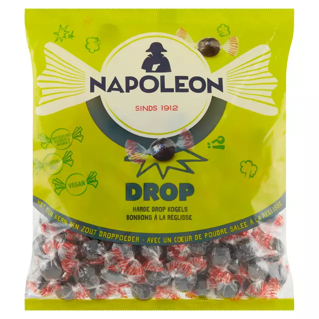 Een Snoep Napoleon drop zak 1kg koop je bij KantoorProfi België BV