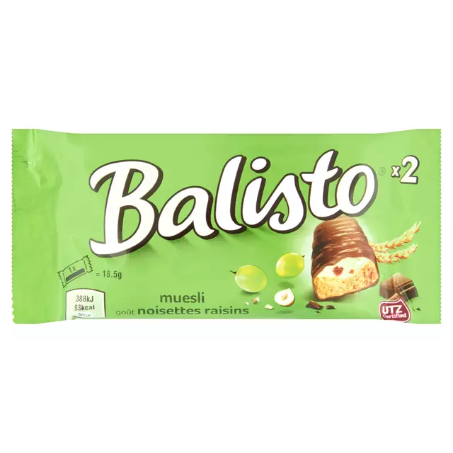 Een Snoep Balisto muesli reep 37gr koop je bij EconOffice