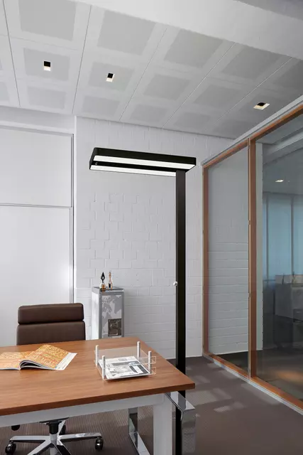 Een Vloerlamp MAUL Juvis LED beweging- daglichtsensor dimbaar hg 195cm zwart koop je bij EconOffice