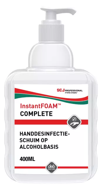 Een Handdesinfectie SCJ Instant Foam Complete 400ml koop je bij Totaal Kantoor Goeree