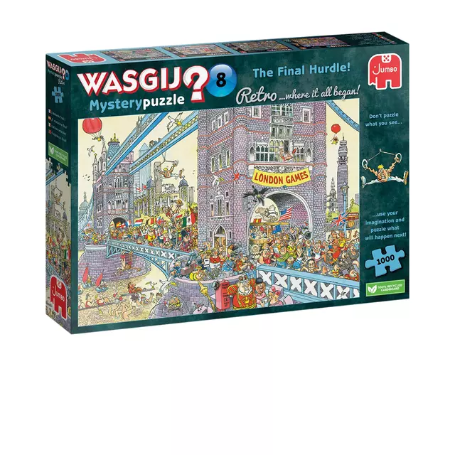 Een Puzzel Wasgij Retro Mystery 8 Laatste Horde 1000st koop je bij MV Kantoortechniek B.V.