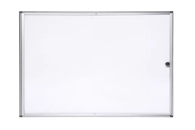 Een Binnenvitrine wand MAULextraslim whiteboard 8xA4 met slot koop je bij EconOffice