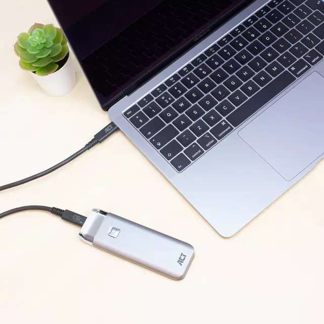 Een Kabel ACT USB-C USB 4 20Gbps Thunderbolt3 1 meter koop je bij EconOffice