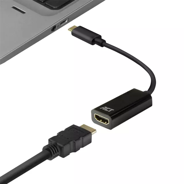 Een Adapter ACT USB-C naar HDMI 30Hz koop je bij EconOffice