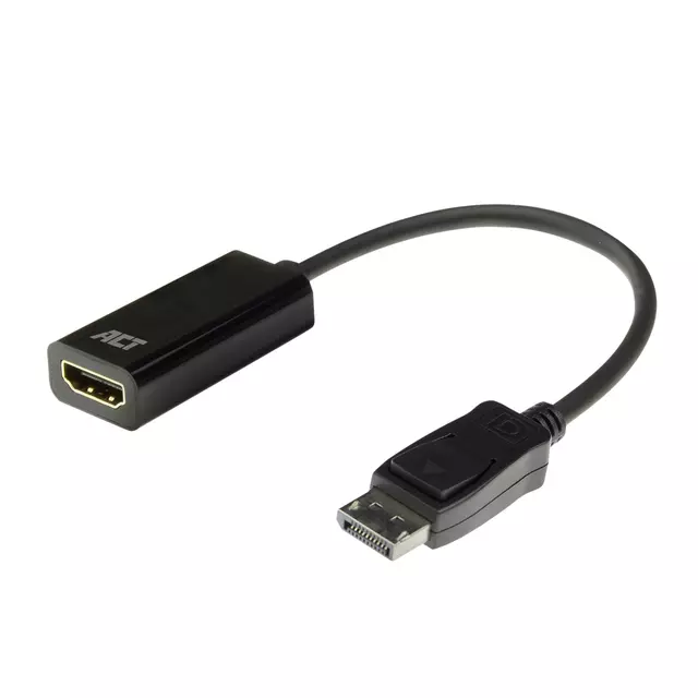 Een Adapter ACT DisplayPort naar HDMI koop je bij MV Kantoortechniek B.V.