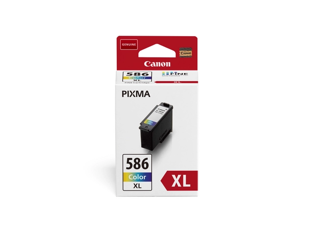 Een Inktcartridge Canon CL-586XL kleur koop je bij Van Hoye Kantoor BV