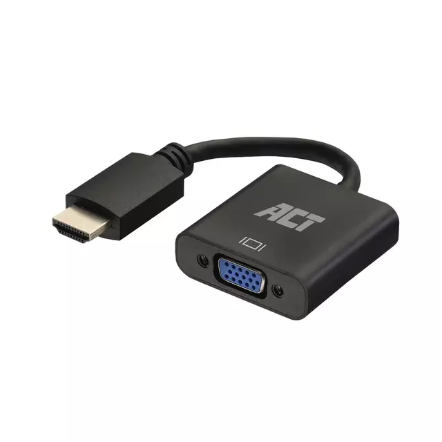 Een Adapter ACT HDMI naar VGA met audio koop je bij L&N Partners voor Partners B.V.