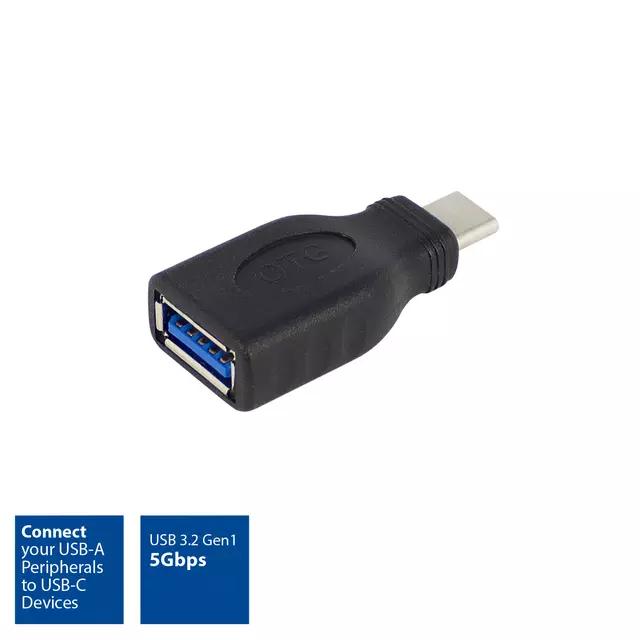 Een Adapter ACT USB-C naar USB-A koop je bij EconOffice