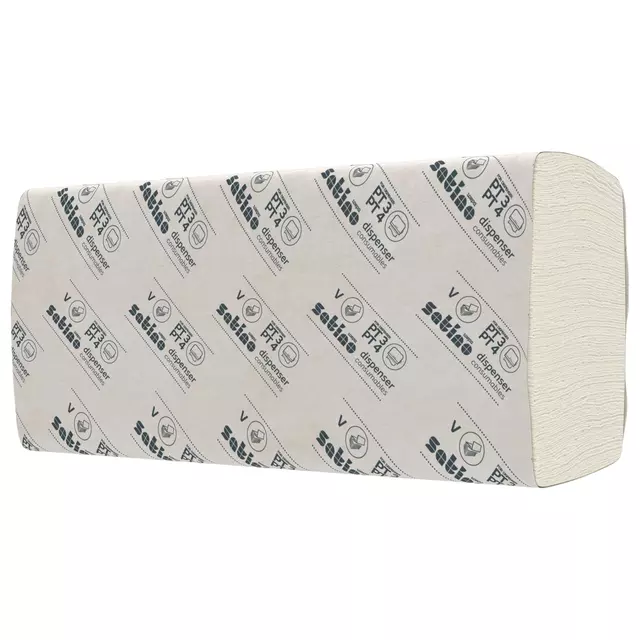 Een Handdoek Satino Smart PT3 V-vouw 2-laags 240x230mm 20x200vel wit 276490 koop je bij Totaal Kantoor Goeree