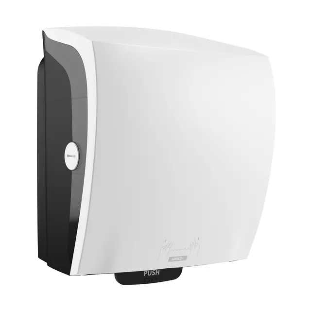 Een Handdoekroldispenser Katrin XL wit 82094 koop je bij KantoorProfi België BV