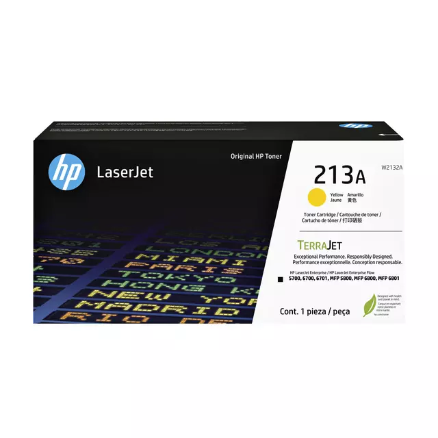 Een Tonercartridge HP W2132A 213A geel koop je bij Klik Office BV