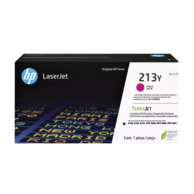 Een Cartouche toner HP W2133Y 213Y rouge koop je bij QuickOffice BV