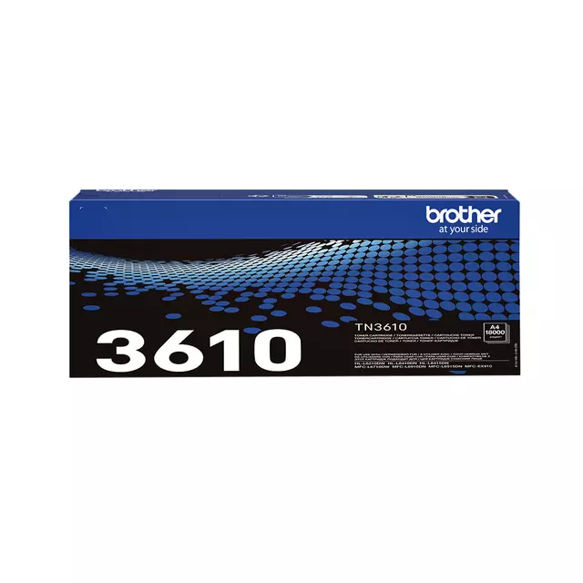 Een Toner Brother TN-3610 zwart koop je bij KantoorProfi België BV