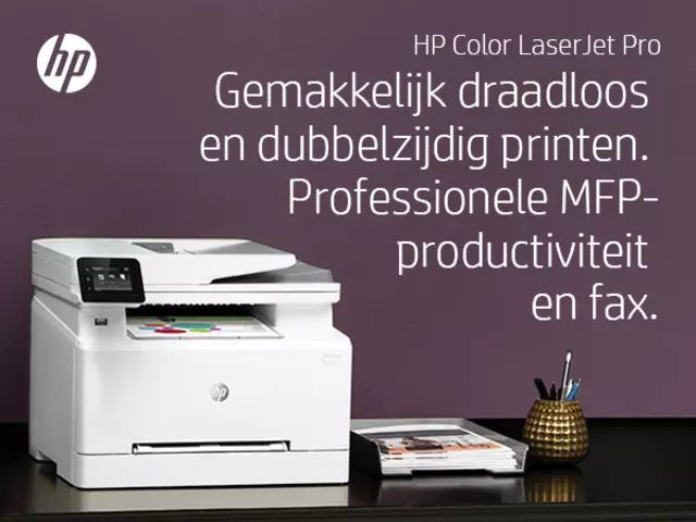 Een Multifunctional Laser HP Color LaserJet M283fdw koop je bij Kantoorvakhandel van der Heijde