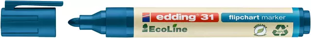 Een Viltstift edding 31 Ecoline voor flipover rond 1.5-3mm blauw koop je bij EconOffice