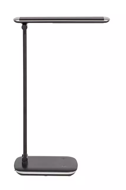 Een Bureaulamp MAUL Jazzy dimbaar USB-poort zwart koop je bij Kantoorvakhandel van der Heijde