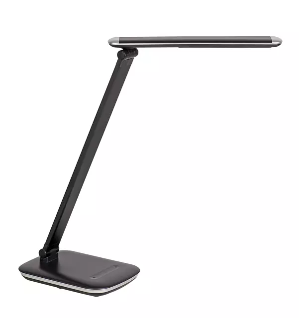 Een Bureaulamp MAUL Jazzy dimbaar USB-poort zwart koop je bij Kantoorvakhandel van der Heijde