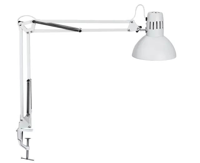 Een Bureaulamp MAUL Study tafelklem excl.LED lamp E27 wit koop je bij Kantoorvakhandel van der Heijde