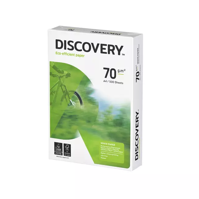 Kopieerpapier Discovery A4 70gr wit 500vel