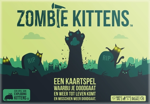 Een Jeu Zombie Kittens koop je bij Van Hoye Kantoor BV