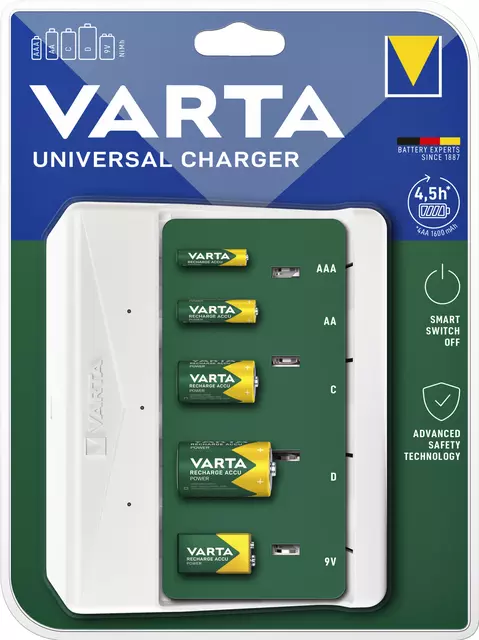 Een Batterij oplader Varta Universal koop je bij KantoorProfi België BV