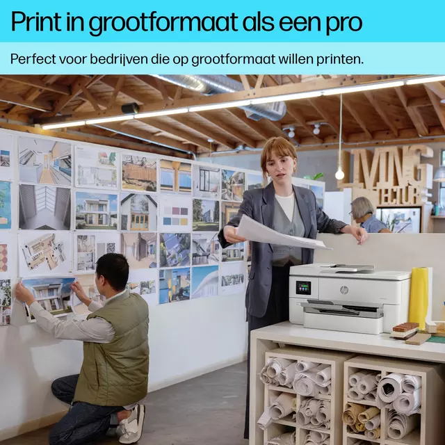 Een Multifunctional inktjet HP Officejet 9720E koop je bij Van Leeuwen Boeken- en kantoorartikelen