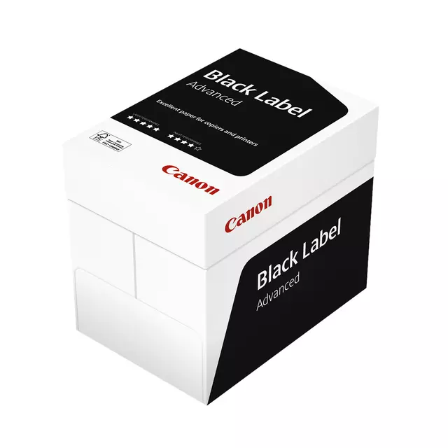 Een Kopieerpapier Canon Black Label Advanced A4 80gr wit 500vel koop je bij Van Leeuwen Boeken- en kantoorartikelen