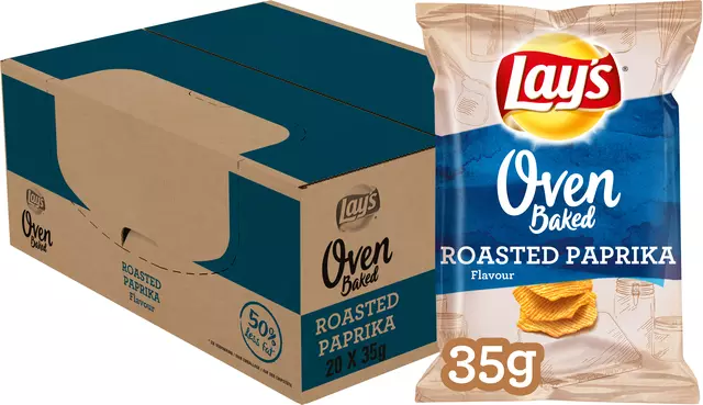 Een Chips Lay's Oven roasted paprika zakje 35gr koop je bij L&N Partners voor Partners B.V.
