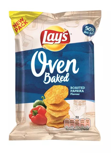 Een Chips Lay's Oven roasted paprika zakje 35gr koop je bij EconOffice
