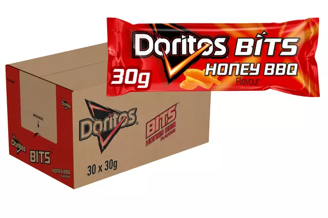 Een Chips Doritos Bits twisties honey bbq zak 30gr koop je bij Totaal Kantoor Goeree