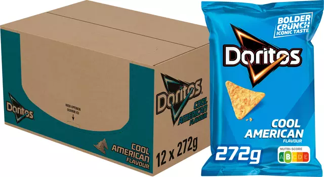 Een Chips Doritos cool american zak 272gr koop je bij Totaal Kantoor Goeree