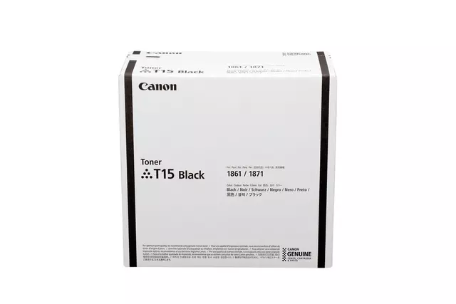 Een Tonercartridge Canon T15 zwart koop je bij Omnia 4 Office