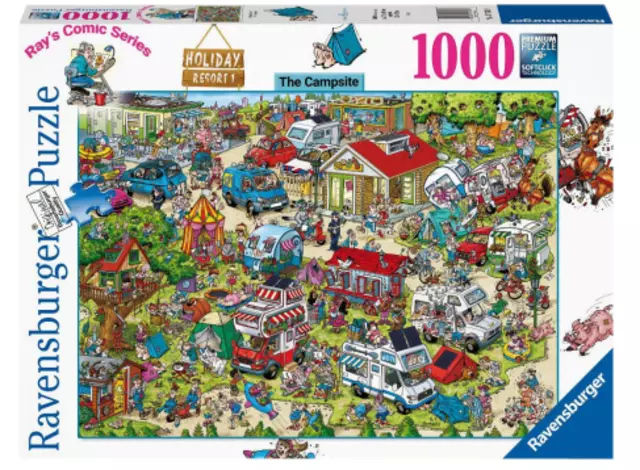 Een Puzzel Ray Comics Holiday resort 1 The campsite 1000 stukjes koop je bij KantoorProfi België BV