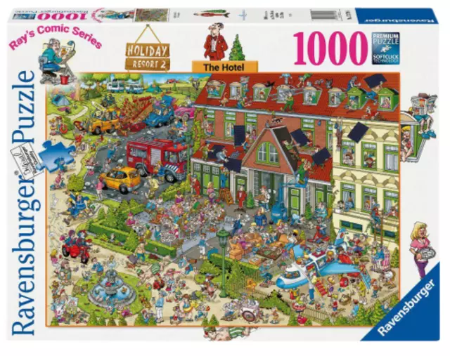 Een Puzzel Ray Comics Holiday resort 2 The hotel 1000 stukjes koop je bij Tonerinktshop