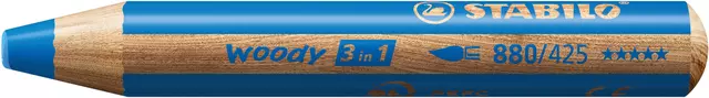 Een Kleurpotloden STABILO 880 woody 3 in 1 multitalent middelblauw koop je bij KantoorProfi België BV