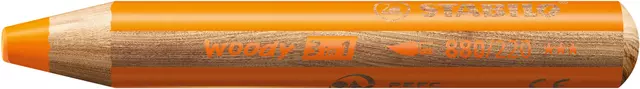 Een Kleurpotloden STABILO 880 woody 3 in 1 multitalent oranje koop je bij KantoorProfi België BV