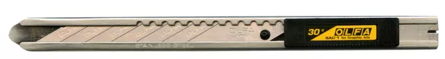 Een Snijmes Olfa SAC-1 9mm met metalen houder blister à 1 stuk koop je bij MV Kantoortechniek B.V.