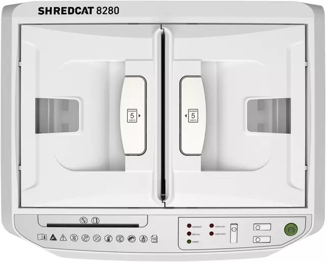 Een Papiervernietiger IDEAL Shredcat 8280 snippers 4x10 mm koop je bij L&N Partners voor Partners B.V.
