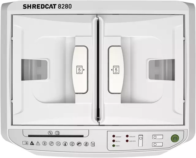 Een Papiervernietiger IDEAL Shredcat 8280 snippers 4x10 mm koop je bij QuickOffice BV