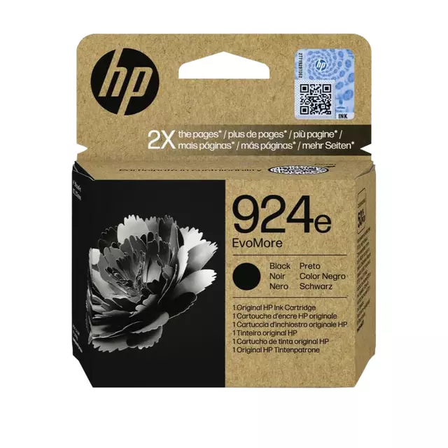 Een Inktcartridge HP 4K0V0NE 924E Evomore zwart koop je bij Tonerinktshop