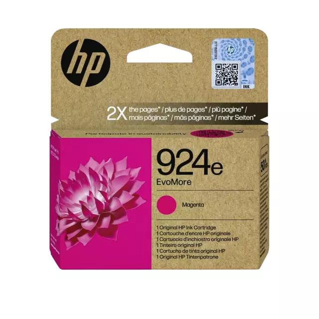 Een Inktcartridge HP 4K0U8NE 924E Evomore rood koop je bij KantoorProfi België BV