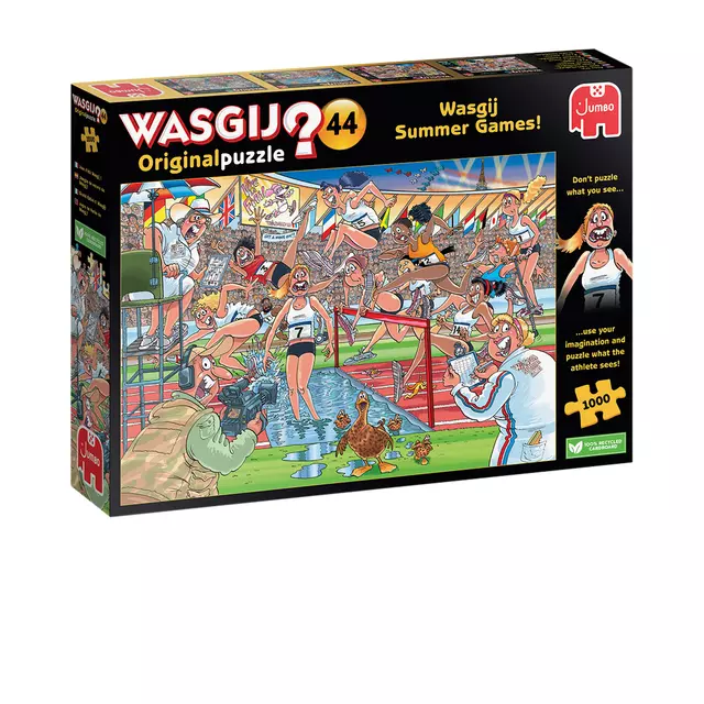 Een Puzzel Wasgij Original Zomerspelen! 1000 stukjes koop je bij Goedkope Kantoorbenodigdheden