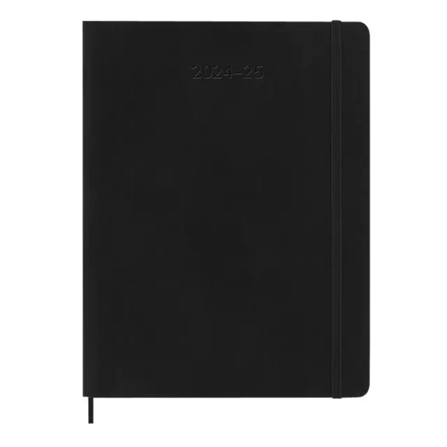 Een Agenda 2024/2025 Moleskine 18M Planner Weekly 7dagen/1pagina extra large sc black koop je bij EconOffice