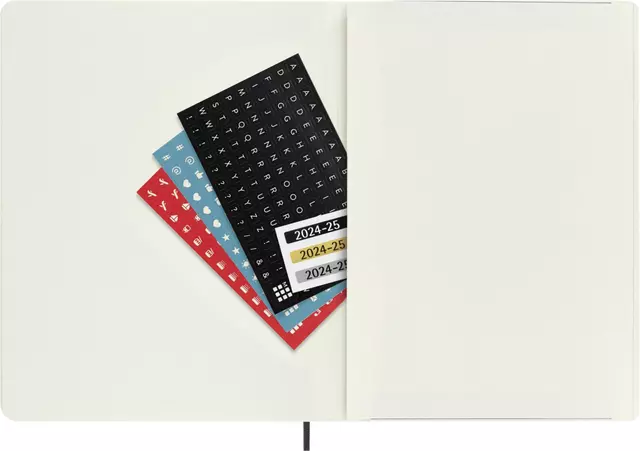 Een Agenda 2024/2025 Moleskine 18M Planner Weekly 7dagen/1pagina extra large sc black koop je bij Van Hoye Kantoor BV