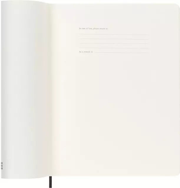 Een Agenda 2025 Moleskine 12M Planner Weekly 7dagen/1pagina extra large sc black koop je bij Tonerinktshop