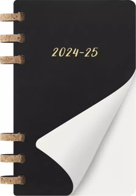 Een Agenda 2024/2025 Moleskine 12M Academic planner 7dagen/2pagina's large sc black koop je bij EconOffice