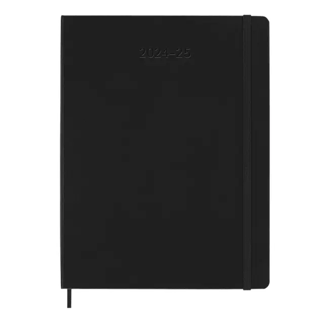 Een Agenda 2024/2025 Moleskine 18M Planner Weekly 7dagen/1pagina extra large hc black koop je bij De Angelot