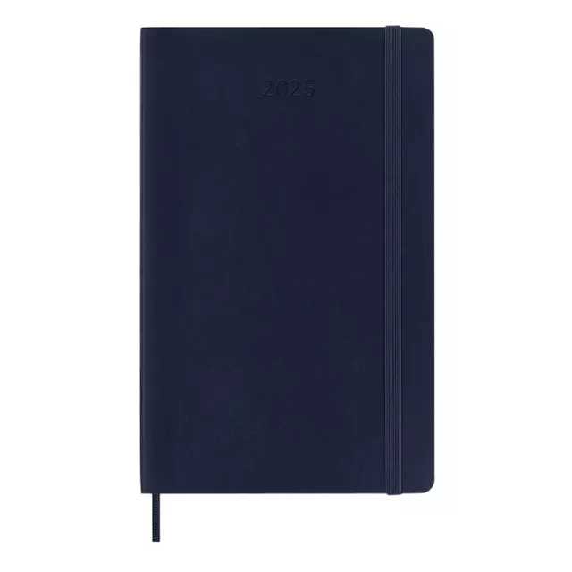 Een Agenda 2025 Moleskine 12M Planner Weekly 7dagen/1pagina large sc sapphire blue koop je bij Omnia 4 Office